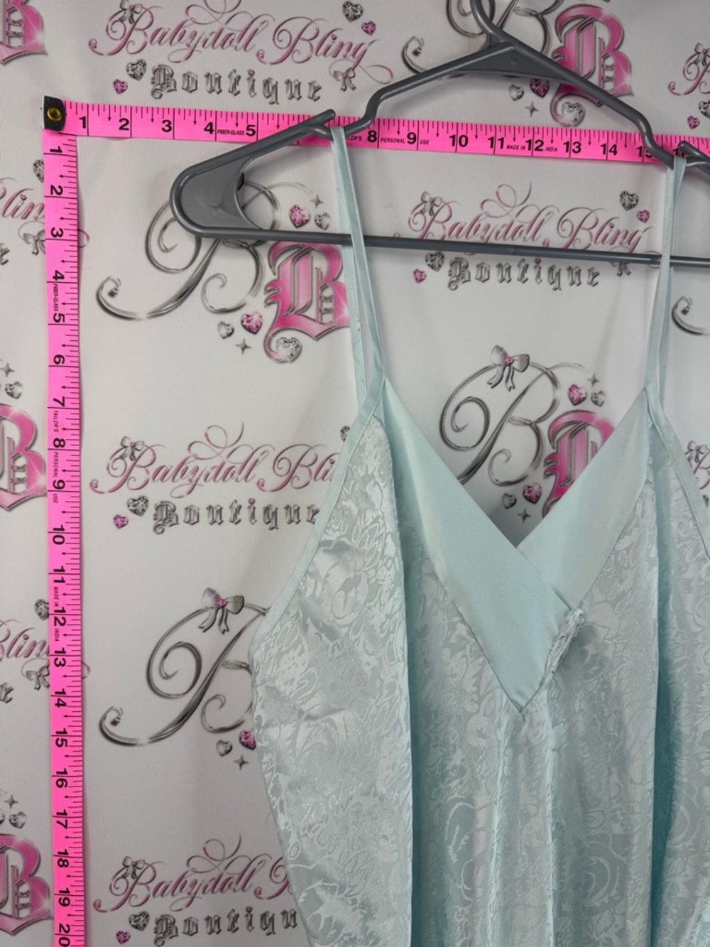 Dress paisley shiny vintage Light Mint Lace-Overlay Midi Slip Dress - Brand: - Picture 5 of 11
